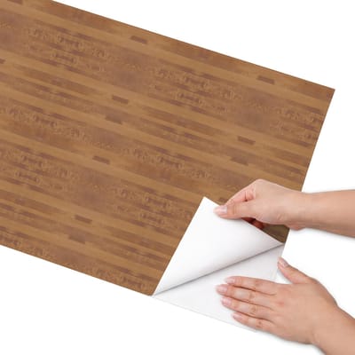 Coloray Meubel Wrap Folie - Bruin Meubelfolie - 50x100 cm - Meubelfolie Zelfklevend Bruine textuur - Wrapfolie Keuken - Rustiek Meubelfolie - Decoratiefolie - Tafeldecoratie - Texturen