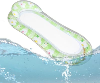 Waterhangmat Vlotter - Zwembad Ligstoel - Ontspannen in Water - Ergonomisch Ontwerp - 150x72cm - Groen