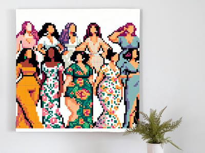 Kunstprint | Wanddecoratie | Dibond | 20 × 20 cm