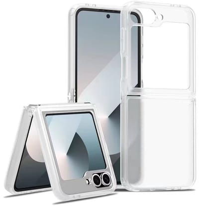 Hoesje Geschikt voor Samsung Z Flip 6 / Z Flip 7 FE - Transparant - Casemania Matte Armor Back Cover - Anti-Vingerafdruk Telefoonhoesje