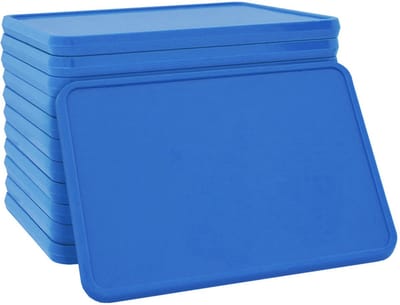 CombiCraft blanco munten rechthoek 50x35mm blauw - per 100 stuks