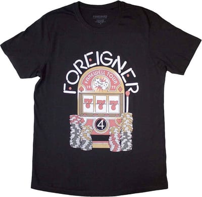 Foreigner - Farewell Tour Heren T-shirt - S - Zwart