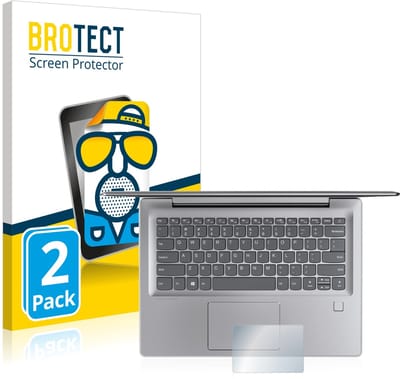 BROTECT - Screenprotector voor Lenovo IdeaPad 530s (14") Touchpad - Folie Beschermfolie matte 2 Stuks