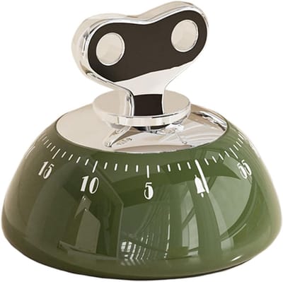 carmdering - Kookwekker – Kookwekker analoog – Kookwekker mechanisch – Keukentimer – Timer - Appel – RVS