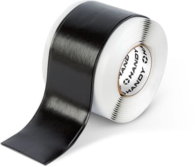 Zelfvulkaniserende Butylrubber Isolatietape Zwart 3 m × 50 mm × 1,65 mm – Waterdichte Afdicht- En Elektrische Tape – Voor Binnen- En Buitengebruik [11069]
