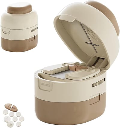 Multifunctionele Tablet Cutter voor Gemakkelijk en Nauwkeurig Snijden van Medicijnen en Tabletten
