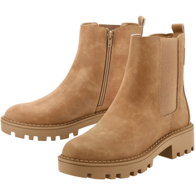 ESMARA Dames enkellaarsjes (Beige, 36)