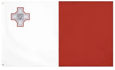 Maltese Vlag - Vlag van Malta - Flag of Malta - 150/90CM - Polyester - Vlaggen - Flag - WK - EK - Voetbalvlag - CHPN