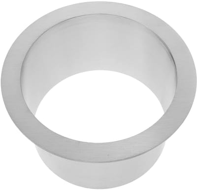 Afvaldoorvoer RVS - Aanrecht goot - Hygiënisch afval - Verborgen inbouw - 12 cm opening - Zilver
