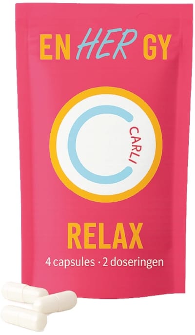 enHERgy RELAX Capsules | 4 capsules | Ontspanning en Energie | Meer helderheid en Kalmte | Subtiele Rust in jouw RELAX moment | relax en ontspanning voor de vrouw