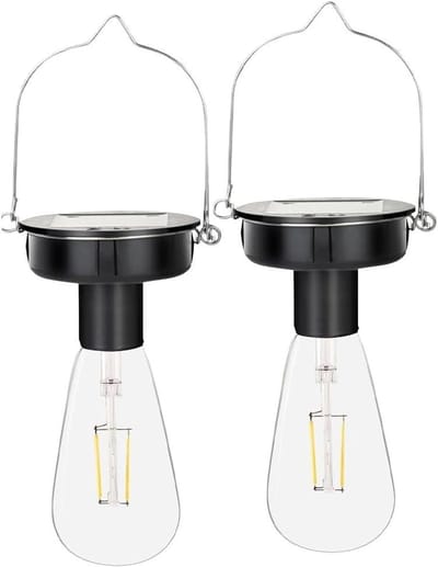 Verlichting voor Buiten: 8 cm Waterdichte Solar Lampen voor Tuin en Buitenruimte - 2 Stuks Vervangingsonderdelen voor Decoratie