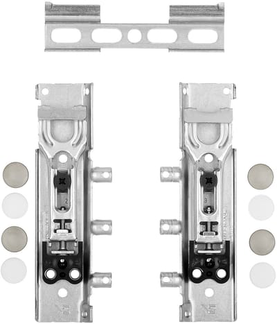 SOTECH 1 set verborgen kasthangers TH6402 draagvermogen/paar 178 kg verstelbare meubelbeugel gegalvaniseerde stalen meubelhangers onzichtbaar