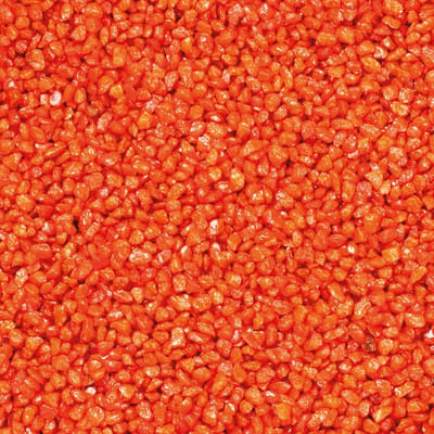 Decoratief granulaat - Kleurzand strooidecoratie - Bloemstukken decoreren - Grof Ø 2-3 mm - 10 kg - Oranje