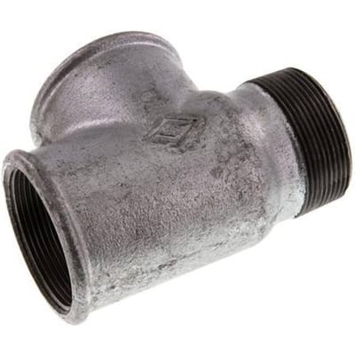R 2'' x Rp 2'' M/F Verzinkt Gietijzeren T-stuk 25 Bar - FL3T-MF-IZ-200R