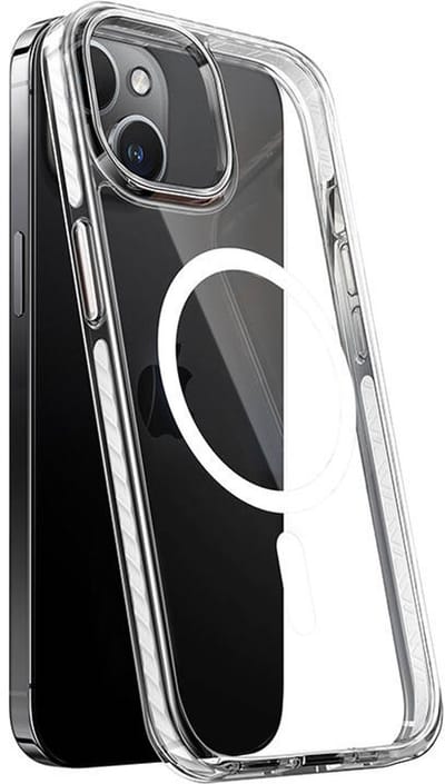 Torras Sparka Hoesje Voor Iphone 15 Transparant Beschermende Oplaadfunctie