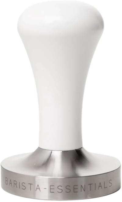 Tamper – 58mm - QuickMill – RVS - Wit – Koffie Tamper – Espresso Tamper - Koffie Stamper - Quick Mill – Espressomachine - Barista Essentials