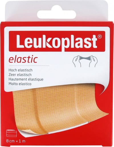 Leukoplast Pleister elastic 1m x 8cm 1 Rol