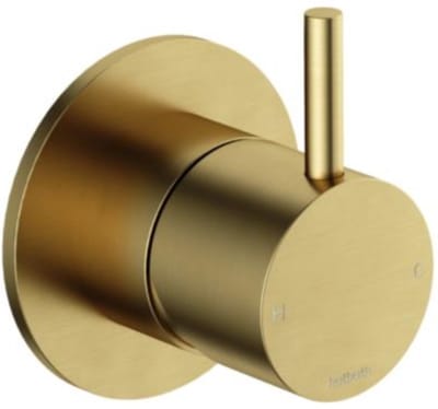 Hotbath Cobber CB131EXT afbouwdeel inbouw mengkraan geborsteld messing PVD