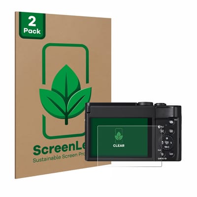 2 Stuks Screenprotector voor Panasonic Lumix DC-TZ99 - Hoogwaardige Beschermfolie transparant