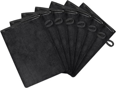 Herbruikbare microvezel washandjes, 15 x 21 cm, zachte gezichtshandschoenen voor make-upverwijdering, ideaal voor huidverzorging en dagelijkse reiniging