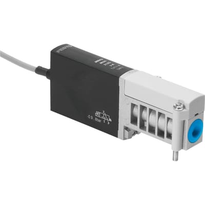 Festo 3/2 NC Monostabiele Lucht Magneetventiel Aansluitplaatmontage 200l/min -0.9 - 8bar/-13 - 116psi - 525137