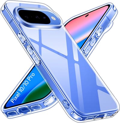 Hoesje geschikt voor Google Pixel 10 Pro backcover Shockproof siliconen Transparant