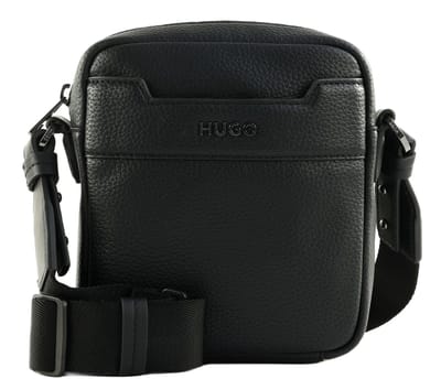 HUGO Schoudertas Speedyork Zip Bag Black Zwart