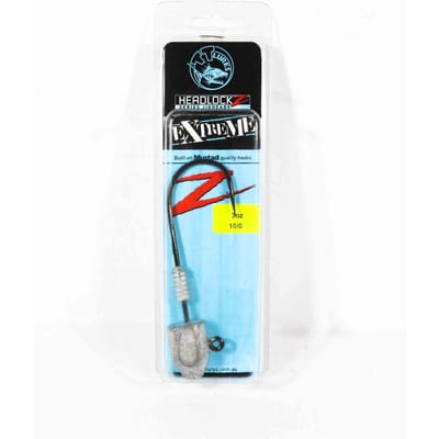 Tackle Tactics TT Headlockz Extreme Jig Head 3 oz 10/0 1/verpakking (3931) black