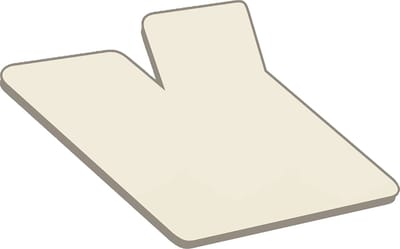 Homéé® Splittopper Hoeslaken Jersey Stretch ecru - 160x200/210/220 cm hoogte 10 t/m 12 cm - 100% katoen