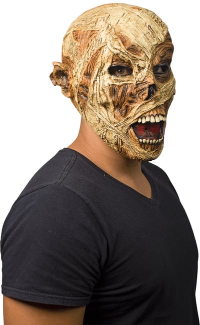 Partychimp Mummie Mummy Volledig Hoofd Masker Halloween Masker voor bij Halloween Kostuum Volwassenen Carnaval - Latex - One size