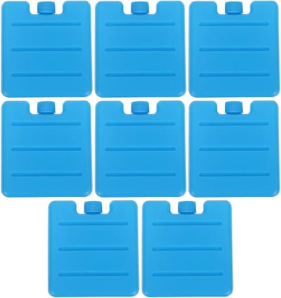 Herbruikbare Koelaccu - Koelblokken - Koelboxen Lunchboxen - Langdurige Koeling - 8x7.5x1.8cm - Blauw