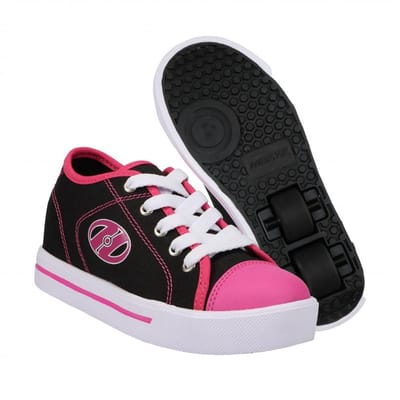 Heelys X2 Classic Black / White / Hot Pink