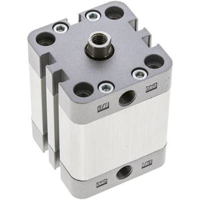 ISO 21287 Compacte Dubbelwerkende Cilinder 40-25mm - Magnetisch
