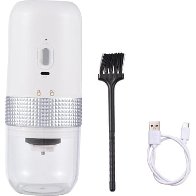 Draagbare elektrische braamkoffiemaler 13W 200ml USB oplaadbaar instelbare instelling snoerloze koffie wit