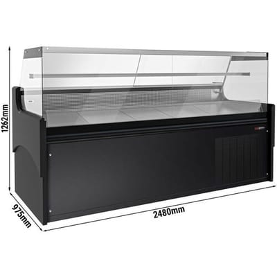 GGM Gastro Kühl-/ Fleischtheke - 2480mm & 1 Ablage