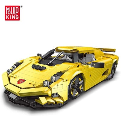 Mould King 10018 Regera Sport Car bouwset | City speed champions adventure modelbouw | Technische educatief speelgoed volwassenen & kinderen | DIY racer auto decoratie geschikt voor lego | Bouwdoos met 1341 bouwstenen
