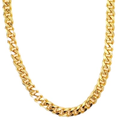 Tesoro Mio Michel - Stoere Grote Ketting – Goud Verguld Edelstaal – Gourmet Schakel – L 50 cm, B 0.8 cm
