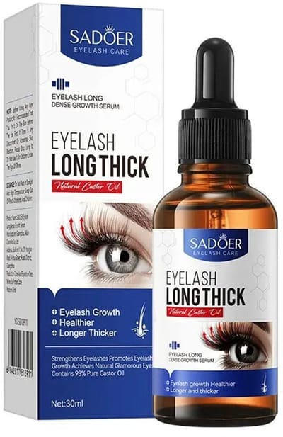 Sadoer wimperserum | wimpergroei serum | wenkbrauw serum | castorolie wimpers | wimpers langer maken | wimpers dikker maken | natuurlijke wimpergroei | wimpers herstel serum | hypoallergeen wimperserum | serum wimpers |wimpers & wenkbrauw groei serum