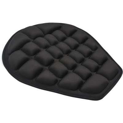 Air Pad Opblaasbaar Kussen Zonnebrandcrème Schokabsorptie Stressverlichting Antislip Motorfiets Zadelhoes zwart
