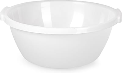 Plasticforte Keuken extra grote mengkom - kunststof - wit - 7000 ml/7 Liter - Voedsel geschikt - Oliebollen/Pannenkoeken/Saus