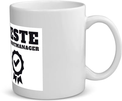 Beste brandweerman Mok met opdruk - beste brandweerman - collega - cadeau - 350 ML inhoud