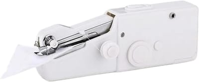 Mini naaimachine - Draagbare naaimachine - Snelle reparaties - Enkele naald - 20.5 cm - Zwart