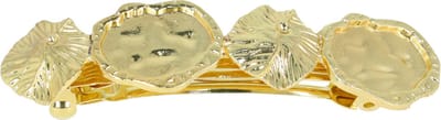 Haarsoires Haarspeld Patentspeld 8cm - Cirkel Fantasie – Metaal – Goud - Haarspelden voor Dames - Haarklem - Haarclip - Haaraccessoires - Hair Clip - Decoratieve Haaraccessoire