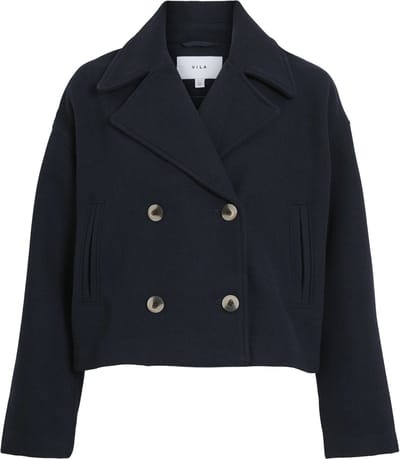 VILA - VIKAMINA L/S V-NECK JACKET - NOOS - Dames - Gewatteerde jassen