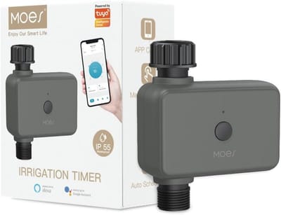 Automatische irrigatietimer met Bluetooth en handmatige bediening voor gazon