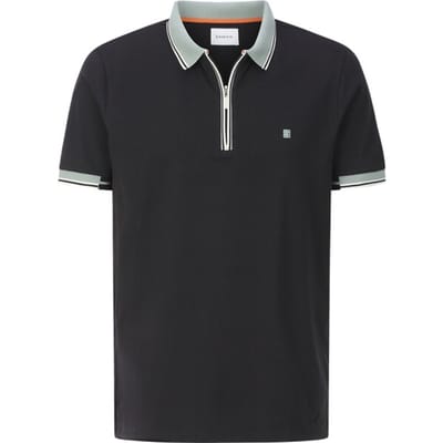 Babista herren Poloshirt - 44/46 - zwart - Plus Size