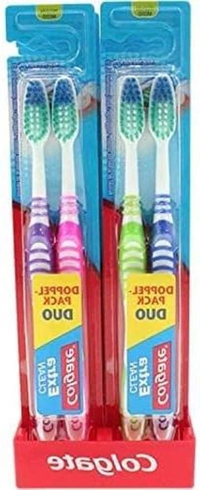 Tandenborstels - Mondverzorging - Dagelijkse Hygiëne - Medium Borstelharen - 12 Stuks - Diverse Kleuren