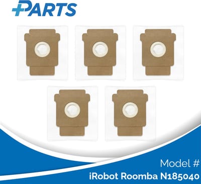iRobot Roomba n185040 Stofzakken (5 Stuks, Plus.Parts® alternatief voor 4849916)