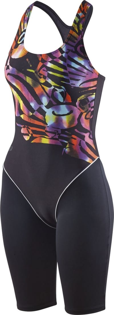 BECO badpak, competition, long leg, zwart, maat 36
