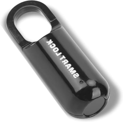 Oplaadbaar USB-hangslot met vingerafdruksensor - Elektronisch kastslot met diefstalbeveiliging - Capaciteit voor 10 vingerafdrukken